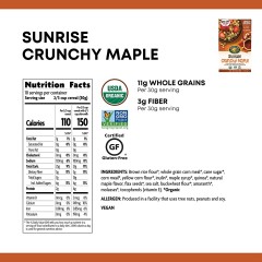 Nature's Path Organic Crunchy Maple Sunrise (12x10.6Oz)