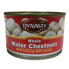 Dynasty Water Chestnuts Whole (12x8Oz)