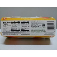 Field Day Organic Diced Peaches & Pearscups (6x4PK )