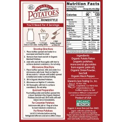 Edward & Sons Organic Mashed Potatoes Home Style, 3.5 Ounce Boxes (Pack of 6)