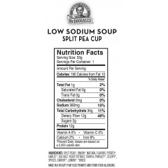 Dr. Mcdougall's Split Pea Soup Ls GF (6x1.9OZ )